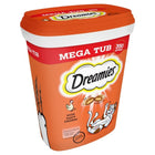 Dreamies Chicken Cat Treats Mega Tub 2×350g Crunchy Pockets