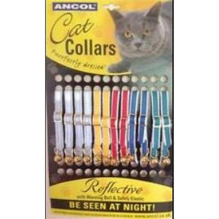 Ancol Reflective Cat Collar with Break-Away Buckle and Bell