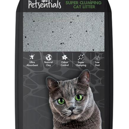 Petsentials Super Clumping Cat Litter Activated Carbon 20 Litre