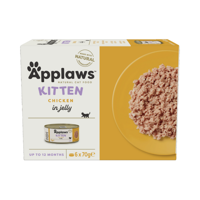 Applaws Kitten Chicken Breast in Jelly Multipack 4x6x70g Cans