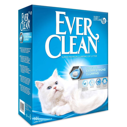 Ever Clean Extra Strength Unscented Clumping Cat Litter 10kg