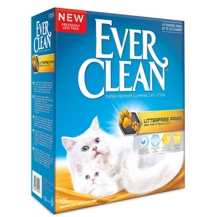 Ever Clean Free Paws Clumping Cat Litter 10kg Mineral Formula