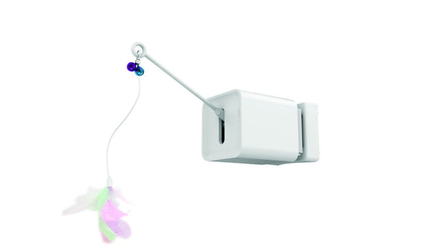 M-PETS Boogie Box Interactive Motorised Wall-Mount Cat Toy