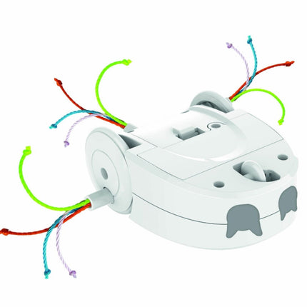M-PETS Vega Interactive Cat Toy with Rotating Feathers White