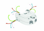 M-PETS Vega Interactive Cat Toy with Rotating Feathers White