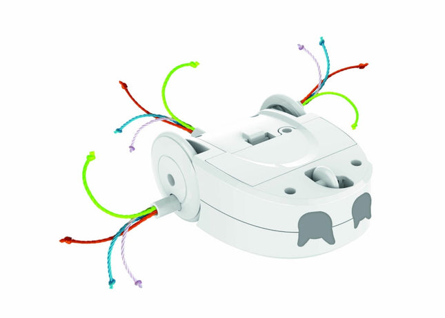 M-PETS Vega Interactive Cat Toy with Rotating Feathers White