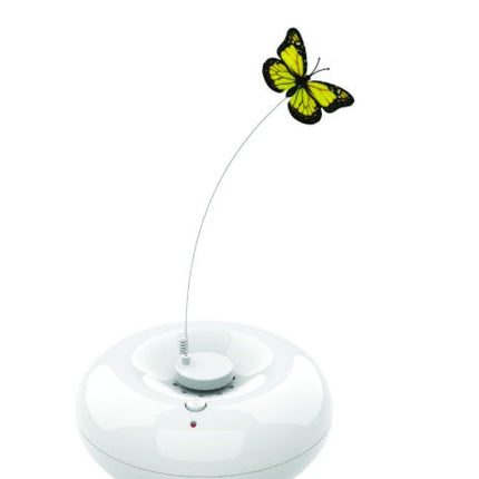 M-PETS Crazy Butterfly White Interactive Cat Teaser Toy