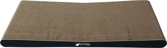 M-PETS Aurora Cardboard Cat Scratcher Pad Curved Durable Recyclable Surface