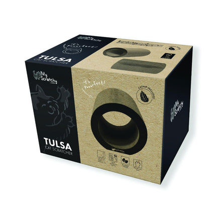 M-PETS Tulsa Cardboard Cat Scratcher Tunnel Durable Eco Friendly Tube