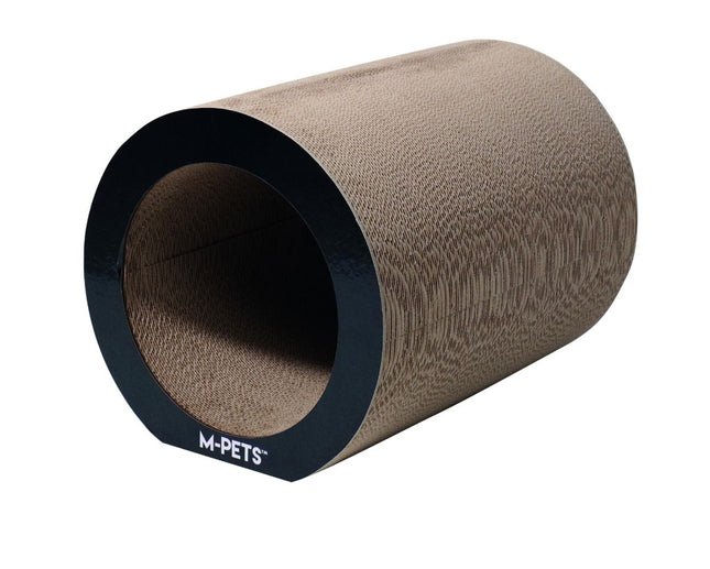 M-PETS Tulsa Cardboard Cat Scratcher Tunnel Durable Eco Friendly Tube