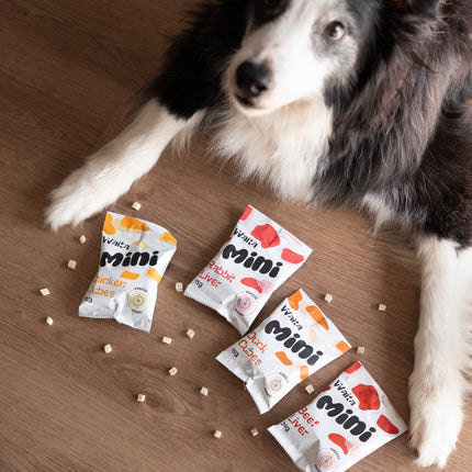 Waita Pet Freeze-Dried Mini Duck Cubes 0.5cm Bite-Sized Treats