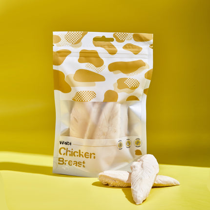 Waita Freeze-Dried Chicken Breast Treats 100% Lean High-Protein