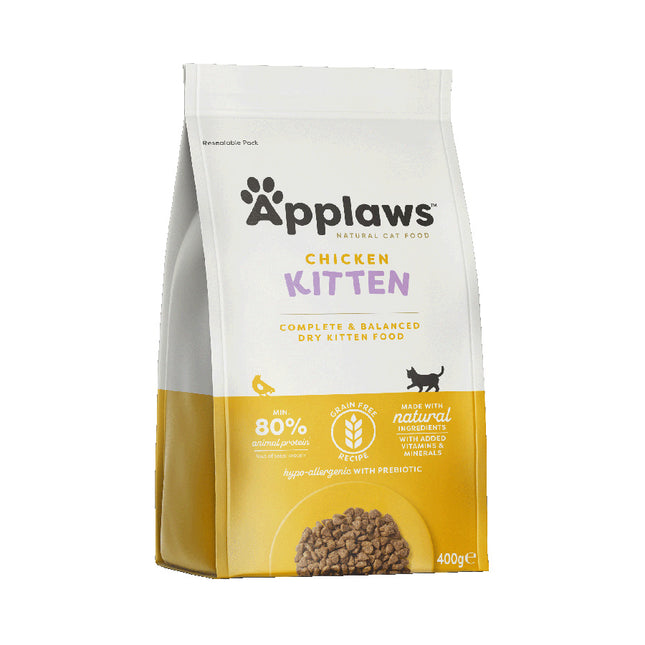 Applaws Grain-Free Kitten Dry Chicken Recipe 2kg Natural Prebiotic