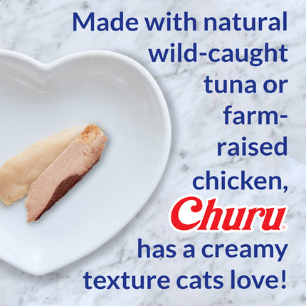 Churu 50-Pack Tuna and Chicken Cat Treats Hydrating Single-Serve Pouches