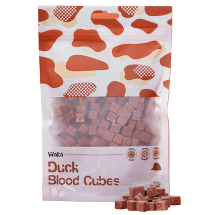Waita Freeze-Dried Duck Blood, Breast and Liver Nutrition Cubes 50g/500g
