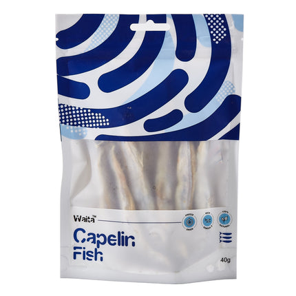 Waita Freeze-Dried Whole Capelin Fish Treats for Skin and Joints