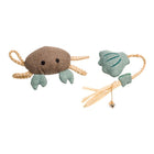 House of Paws Eco Seashell Crab & Rope Cat Toy 2-Pack