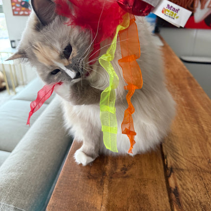 Mad Cat Nom Nom Hot Sauce Ribbon Wand with Silvernip