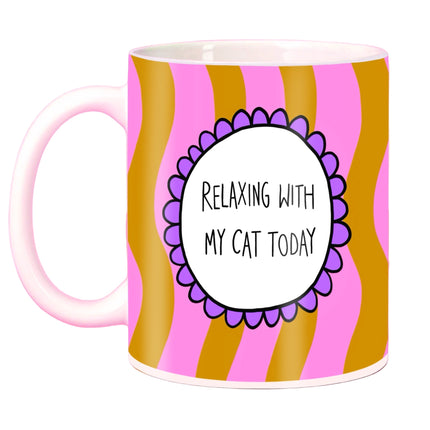 Ceramic Cat Mug 325ml Funny Quote Double-Sided Wraparound Print