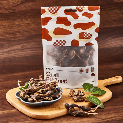 Waita Freeze-Dried Whole Quail Treats – Bone-In Protein Snack