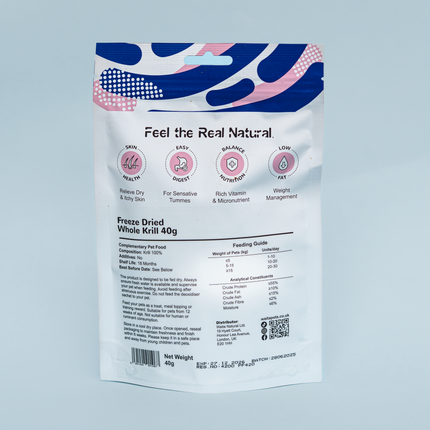 Waita Pet Freeze-Dried Whole Krill Pet Treat