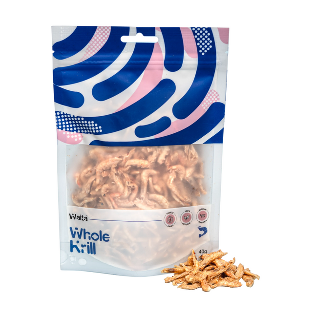 Waita Pet Freeze-Dried Whole Krill Pet Treat