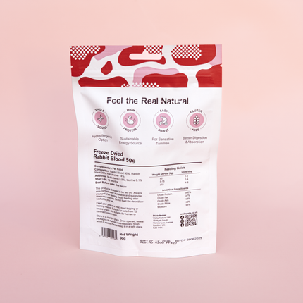 Waita Pet Freeze-Dried Rabbit Blood Hypoallergenic Pet Treat