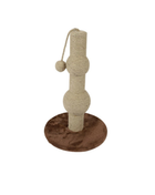M-PETS Aconcagua Vertical Sisal Cat Scratcher with Hanging Ball