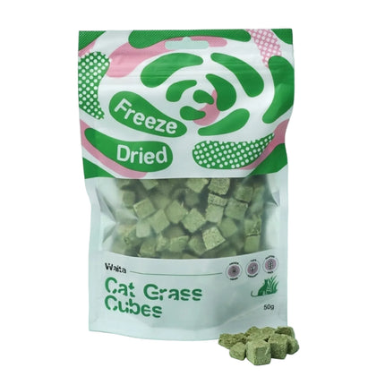 Waita Freeze-Dried Cat Grass Cubes 50g