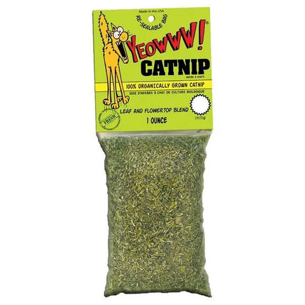 Yeowww Organic American Catnip 1oz Bag – 100% Pure Dried Catnip