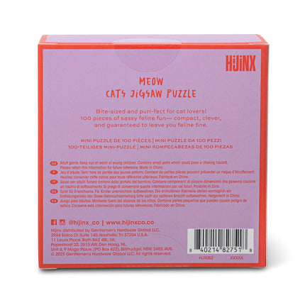 Hijinx Mini Cat Puzzle (100pc) Meow