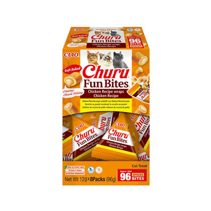 Churu Bites Chicken & Tuna Wraps Cat Treats Moist Pillows