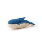 Handmade Felt Blue Whale Cat Toy