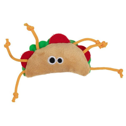 Mad Cat Tabby Taco Plush Cat Toy with Catnip